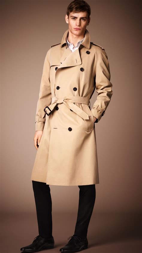 burberry trench coat size label|men's burberry trench coat classic.